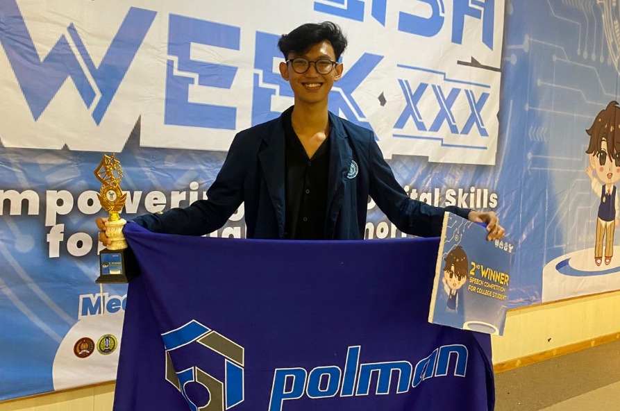 Mahasiswa Polman Bandung Raih Juara 2 International Speech di English Week XXX